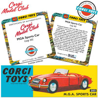 Corgi Model Club 302 MGA Sports Car