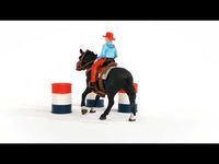 Schleich Farm World 42576 Cowgirl Barrel Racing Fun