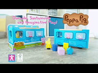 Peppa Pig Wooden School Bus Shape Sorter