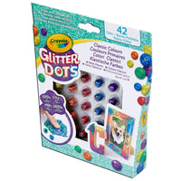 Crayola Glitter Dots - 42 Classic Colours Assortment