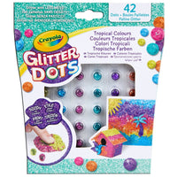 Crayola Glitter Dots - 42 Tropical Colours Assortment