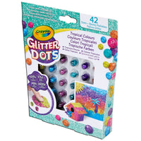 Crayola Glitter Dots - 42 Tropical Colours Assortment
