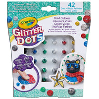 Crayola Glitter Dots - 42 Bold Colours Assortment