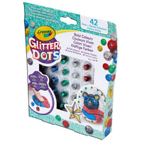 Crayola Glitter Dots - 42 Bold Colours Assortment