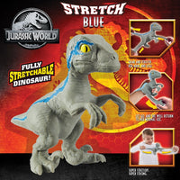 Jurassic World Stretch Blue Raptor Dinosaur