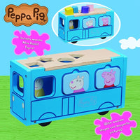 Peppa Pig Wooden School Bus Shape Sorter