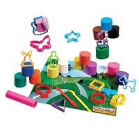 Plasticine Colour Palette with 15 Colours & 12 Cutters