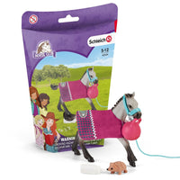 Schleich Horse Club Playful Foal with Ball and Hedgehog 42534