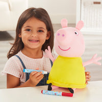 Peppa Pig Colour Me Peppa 30cm Soft Toy