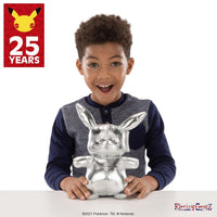 Pokemon 25th Celebration 8in Silver Pikachu Plush