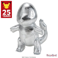 Pokemon 25th Celebration 8in Silver Charmander Plush