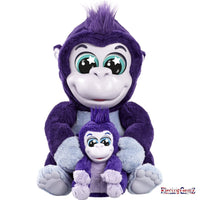 AniMagic Tiki & Toko Supersoft Interactive Mother and Baby Gorillas