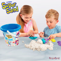 The Original Super Sand Storage Bucket - Blue - Sea Life