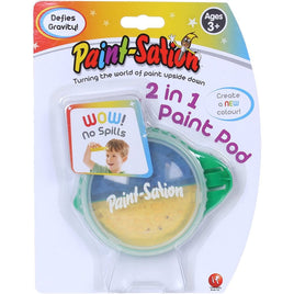 Paint-Sation 2-in-1 Paint Pod - Blue & Yellow