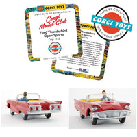 Corgi Model Club 215S - Ford Thunderbird Open Sports Car