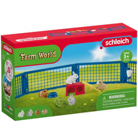 Schleich Farm World Rabbit and Guinea Pig Hutch 42500