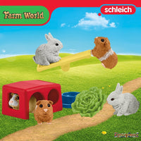 Schleich Farm World Rabbit and Guinea Pig Hutch 42500