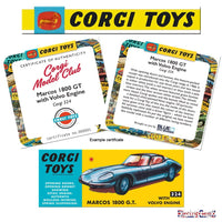 Corgi Model Club 324 - Marcos 1800 GT with Volvo Engine
