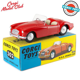 Corgi Model Club 302 MGA Sports Car