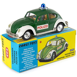 Corgi Model Club 492 - Volkswagen European Police Car with Roof Steering