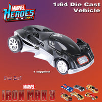 Iron Man 3 Diecast Car Vehicle 1:64 Scale James Rhodes Car - Model C