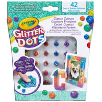 Crayola Glitter Dots - 42 Classic Colours Assortment