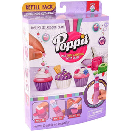 Poppit Soft 'n' Lite Air-Dry Clay Refill Pack - Poppit Mini Cupcakes
