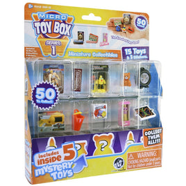 Micro Toy Box Miniature Collectables Series 1 15-Pack