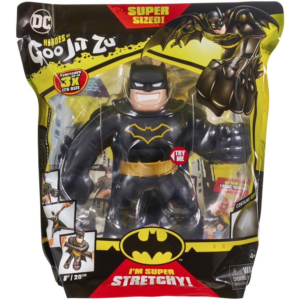 Heroes of Goo Jit Zu Marvel DC Supagoo Super Sized 8in Super Stretchy ElectricGemZ