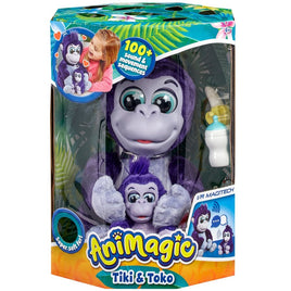 AniMagic Tiki & Toko Supersoft Interactive Mother and Baby Gorillas