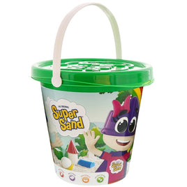 The Original Super Sand Storage Bucket - Green - Shapes