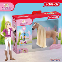 Schleich Horse Club Sophia's Beauties 42585 22-Piece Starter Set - Kim & Caramelo