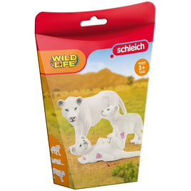 Schleich Wild Life 42505 White Lion Mother with Cubs